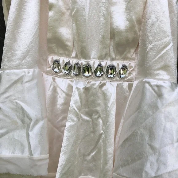 Isabel Toledo Ivory Peplum Dress size 16 NWT - Picture 3 of 12